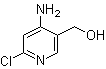 结构式 CAS# 846036-96-2, 4-氨基-6-氯-3-吡啶甲醇