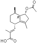 Acetylvalerenolic acid molecular structure (CAS 84638-55-1)