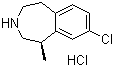 Lorcaserin hydrochloride molecular structure (CAS 846589-98-8)