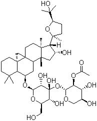 结构式 CAS# 84676-89-1, 黄芪皂苷 II