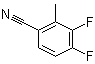 3,4-Difluoro-2-methylbenzonitrile molecular structure (CAS 847502-83-4)