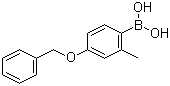 4-Benzyloxy-2-methylphenylboronic acid molecular structure (CAS 847560-49-0)