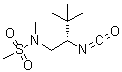 N-[(2S)-2-Isocyanato-3,3-dimethylbutyl]-N-methylmethanesulfonamide molecular structure (CAS 847644-97-7)