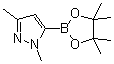 structure of CAS# 847818-79-5, 1,3-Dimethylpyrazole-5-boronic acid pinacol ester;2-(1,3-Dimethyl-1H-pyrazol-5-yl)-4,4,5,5-tetramethyl-1,3,2-dioxaborolane