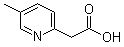5-Methyl-2-pyridineacetic acid molecular structure (CAS 848093-05-0)