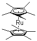 structure of CAS# 84821-53-4, Bis(pentamethylcyclopentadienyl)ruthenium;Decamethylruthenocene