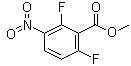 Methyl 2,6-difluoro-3-nitrobenzoate molecular structure (CAS 84832-01-9)