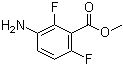 Methyl 3-amino-2,6-difluorobenzoate molecular structure (CAS 84832-02-0)