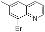 8-Bromo-6-methylquinoline molecular structure (CAS 84839-95-2)