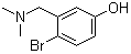 structure of CAS# 848848-16-8, 4-Bromo-3-((dimethylamino)methyl)phenol;4-Bromo-3-((dimethylamino)methyl)phenol