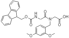 N-[(9H-Fluoren-9-ylmethoxy)carbonyl]glycyl-N-[(2,4-dimethoxyphenyl)methyl]glycine molecular structure (CAS 848861-65-4)