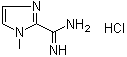 1-甲基-1H-咪唑-2-甲脒单盐酸盐分子结构 (CAS 849600-64-2)