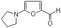 结构式 CAS# 84966-28-9, 5-(1-吡咯烷基)-2-呋喃甲醛