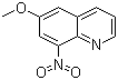 structure of CAS# 85-81-4, 6-Methoxy-8-nitroquinoline