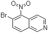 6-Bromo-5-nitroisoquinoline molecular structure (CAS 850197-72-7)