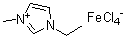 结构式 CAS# 850331-04-3, 1-乙基-3-甲基-1H-咪唑鎓 (T-4)-四氯铁酸盐