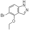 结构式 CAS# 850363-68-7, 5-溴-4-乙氧基-1H-吲唑