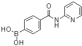 结构式 CAS# 850568-25-1, [4-[(吡啶-2-基)氨基甲酰]苯基]硼酸