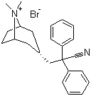 3-(2-Cyano-2,2-diphenylethyl)-8,8-dimethyl-8-azoniabicyclo[3.2.1]octane bromide molecular structure (CAS 850607-58-8)