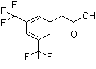 结构式 CAS# 85068-33-3, 3,5-双(三氟甲基)苯乙酸