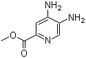 结构式 CAS# 850689-13-3, 4,5-二氨基吡啶-2-羧酸甲酯