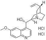 Quinidine dihydrochloride molecular structure (CAS 85135-88-2)