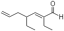 2,4-二乙基-2,6-庚二烯醛分子结构 (CAS 85136-07-8)