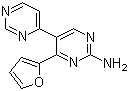 4'-(2-Furanyl)-[4,5'-bipyrimidin]-2'-amine molecular structure (CAS 851371-58-9)