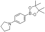 结构式 CAS# 852227-90-8, 4-(1-吡咯烷基)苯硼酸频哪醇酯