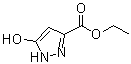 结构式 CAS# 85230-37-1, 5-羟基-1H-吡唑-3-羧酸乙酯