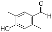 2,5-二甲基-4-羟基苯甲醛分子结构 (CAS 85231-15-8)