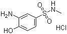 3-氨基-4-羟基-N-甲基苯磺酰胺盐酸盐分子结构 (CAS 85237-56-5)