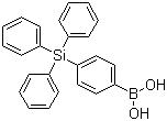 结构式 CAS# 852475-03-7, 4-(三苯基硅基)苯硼酸