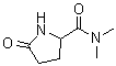 N,N-Dimethyl-5-oxo-2-pyrrolidinecarboxamide molecular structure (CAS 85248-86-8)