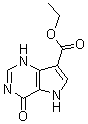 4,5-Dihydro-4-oxo-1H-pyrrolo[3,2-d]pyrimidine-7-carboxylic acid ethyl ester molecular structure (CAS 853058-41-0)