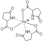 5-Oxo-DL-proline holmium complex molecular structure (CAS 85440-86-4)