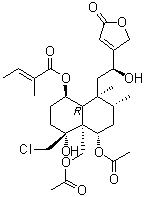 Ajugamarin chlorohydrin molecular structure (CAS 85447-27-4)