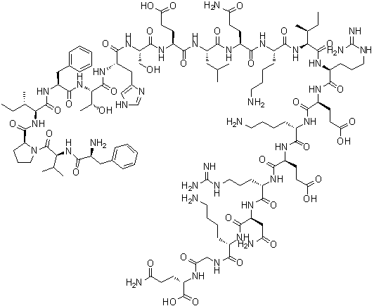 Motilin (canine) molecular structure (CAS 85490-53-5)