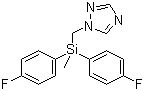 结构式 CAS# 85509-19-9, 氟硅唑; 双(4-氟苯基)-(1H-1,2,4-三唑-1-基甲基)硅烷