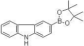 结构式 CAS# 855738-89-5, 9H-咔唑-3-硼酸频哪醇酯