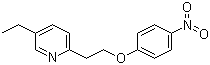 4-(2-(5-Ethyl-2-pyridyl)ethoxy)nitrobenzene molecular structure (CAS 85583-54-6)
