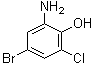 2-Amino-4-bromo-6-chlorophenol molecular structure (CAS 855836-14-5)