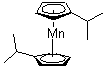 structure of CAS# 85594-02-1, 1,1'-Bis(1-methylethyl)manganocene