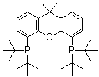structure of CAS# 856405-77-1, 4,5-Bis[di(tert-butyl)phosphino]-9,9-dimethyl-9H-xanthene