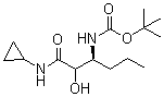N-[(1S)-1-[2-(Cyclopropylamino)-1-hydroxy-2-oxoethyl]butyl]-carbamic acid 1,1-dimethylethyl ester molecular structure (CAS 856707-39-6)