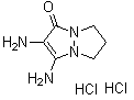 2,3-Diamino-6,7-dihydro-1H,5H-pyrazolo[1,2-a]pyrazol-1-one dihydrochloride molecular structure (CAS 857035-79-1)