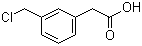 structure of CAS# 857165-45-8, (3-Chloromethylphenyl)acetic acid