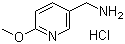structure of CAS# 857220-13-4, 6-Methoxy-3-pyridinemethanamine hydrochloride