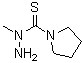 1-Pyrrolidinecarbothioic acid 1-methylhydrazide molecular structure (CAS 85748-58-9)