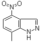 7-Methyl-4-nitro-1H-indazole molecular structure (CAS 858227-24-4)